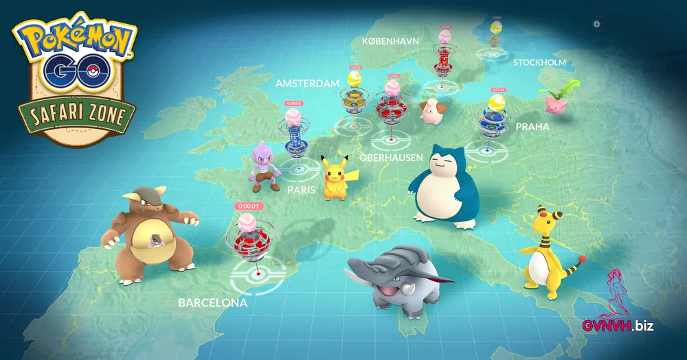 Tích hợp các ứng dụng Pokemon Go Map